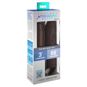 Fantasy X-tensions-Pipedreams Estensione a cinghia, 17,78 cm · Anelli & Guaine per pene