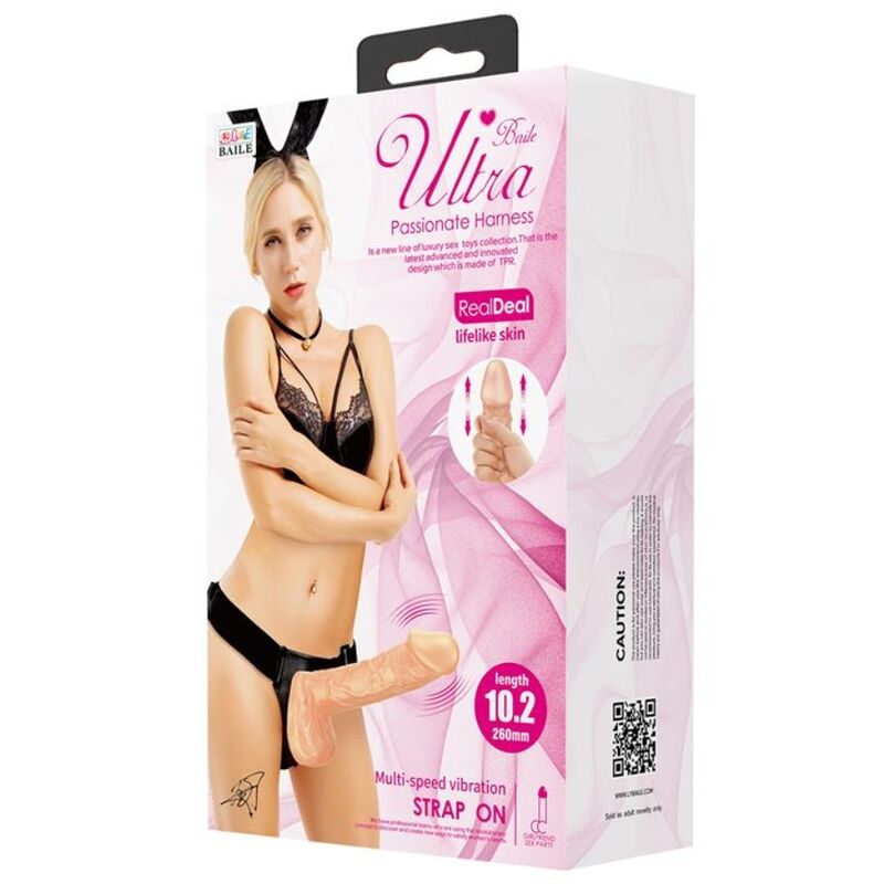 Baile Harness Collection-Ultra Passionate Imbracatura con Dildo 26 cm 4 Baile Harness Collection-Ultra Passionate Imbracatura con Dildo 26 cm · Strap-on & Imbracature (imaginea 4)