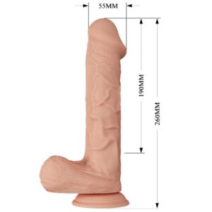 Baile-Beautiful Encounter Berqrisi Vibrator 26 cm Natural-TPR · Vibratori (imaginea 7)