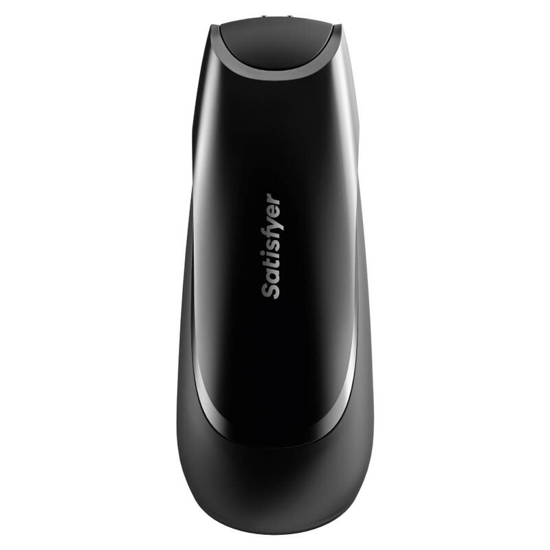 Satisfyer Men-Uomo Vibration+ Nero-Silicone, Ricaricabile, App, USB · Masturbatori (immagine 3)
