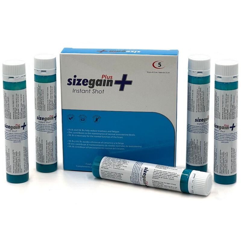 500cosmetics-SizeGain Plus Shot energizzante per gli uomini 1 500cosmetics-SizeGain Plus Shot energizzante per gli uomini · Afrodisiaci uomo