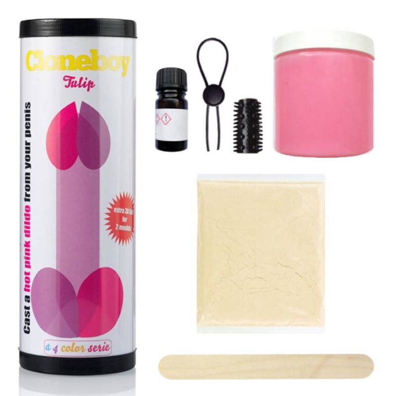 Cloneboy-Dildo Tulip Intense Pink-Silicone · Dildo & Stimolatori (immagine 2)