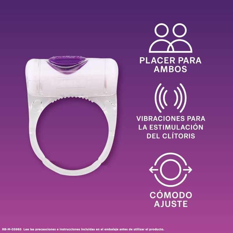 Durex Toys-Anello Vibratore Vibrazioni Intense Orgasmiche-Silenziose · Anelli & Guaine per pene (immagine 4)