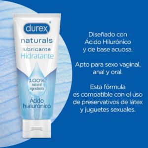 Durex Lubes-Naturals Gel Idratante Intimo 100 ml · Lubrificanti (imaginea 3)