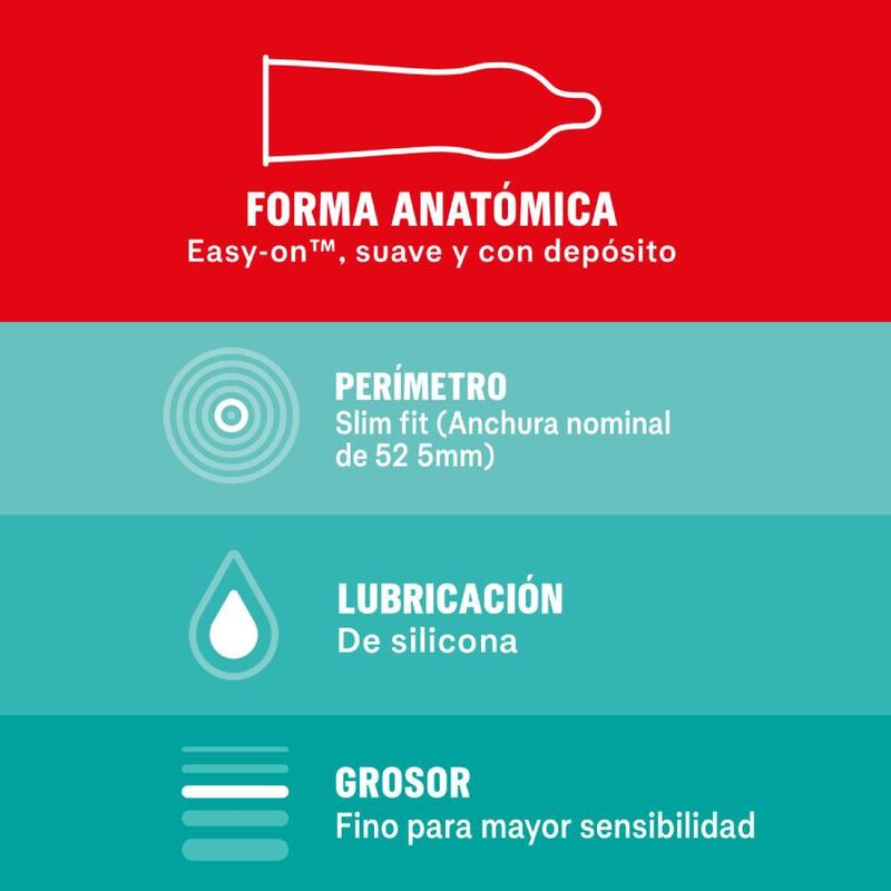 Durex Condoms-Sensitivo Slim Fit 10 Pezzi-Latex 2 Durex Condoms-Sensitivo Slim Fit 10 Pezzi-Latex · Preservativi (imaginea 2)
