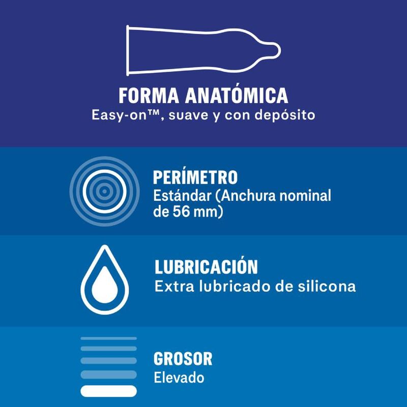Durex Condoms-Extra Sicuro 12 Pezzi-Latex · Preservativi (immagine 2)