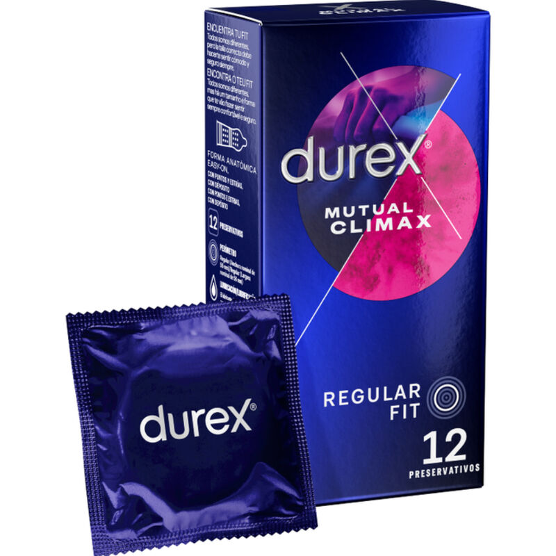 Durex Condoms-Climax Mutuo 12 Pezzi