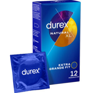 Durex Condoms-Natural Xl 12 Pezzi-Latex