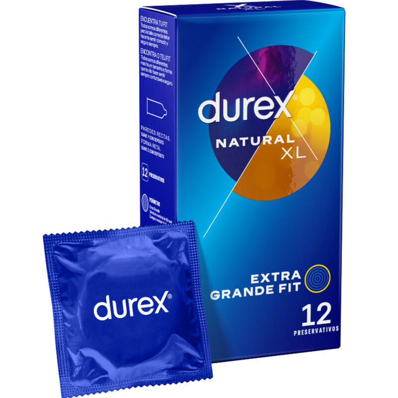 Durex Condoms-Natural Xl 12 Pezzi-Latex