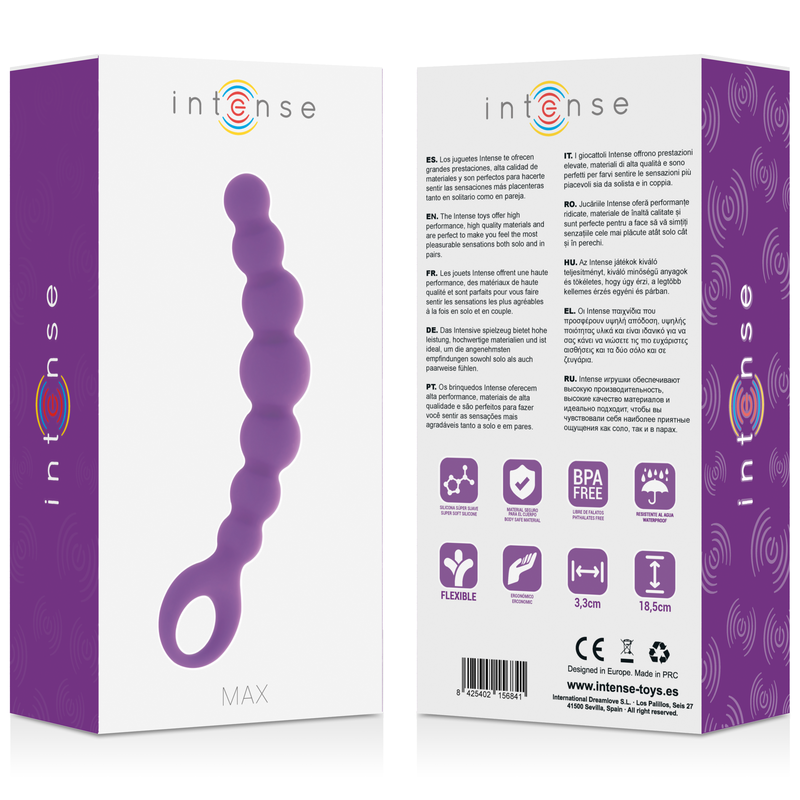 Intense Anal Toys-Palline anali Max Silicone · Giocattoli anali (imaginea 10)