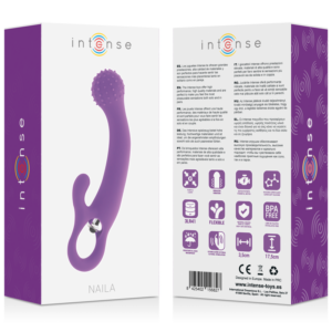 Intense High Tech-Naila Vibratore in Silicone Lilla · Vibratori (immagine 6)