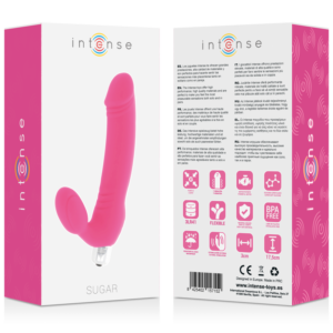 Intense High Tech-Zucchero Sette Velocità Silicone Medical Fucsia-7 · Vibratori (immagine 5)