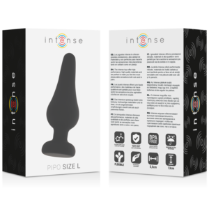 Intense Anal Toys-Pipo L Plug anale Silicone Nero, 13 Cm 8 Intense Anal Toys-Pipo L Plug anale Silicone Nero, 13 Cm · Accessori BDSM (imaginea 4)