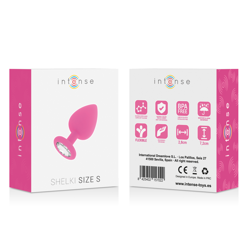 Intense Anal Toys-Shelki S Plug anale Fucsia-Silicone 4 Intense Anal Toys-Shelki S Plug anale Fucsia-Silicone · Accessori BDSM (imaginea 4)