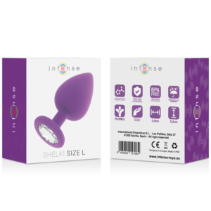 Intense Anal Toys-Shelki L Plug anale Lilla-Silicone, impermeabile 10 Intense Anal Toys-Shelki L Plug anale Lilla-Silicone, impermeabile · Accessori BDSM (imaginea 4)
