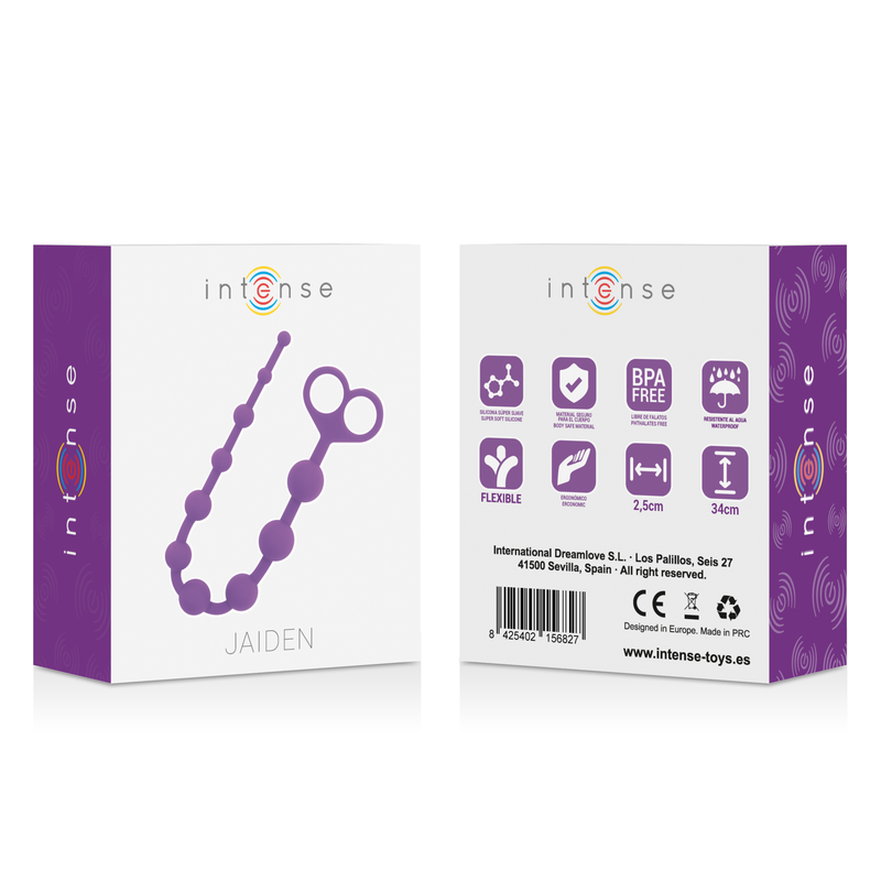 Intense Anal Toys-Jaiden Perline Anali Silicone · Giocattoli anali (immagine 11)
