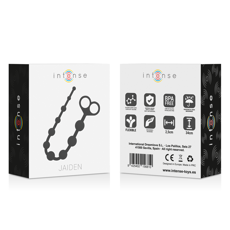Intense Anal Toys-Jaiden Perline Anali Silicone · Giocattoli anali (immagine 6)