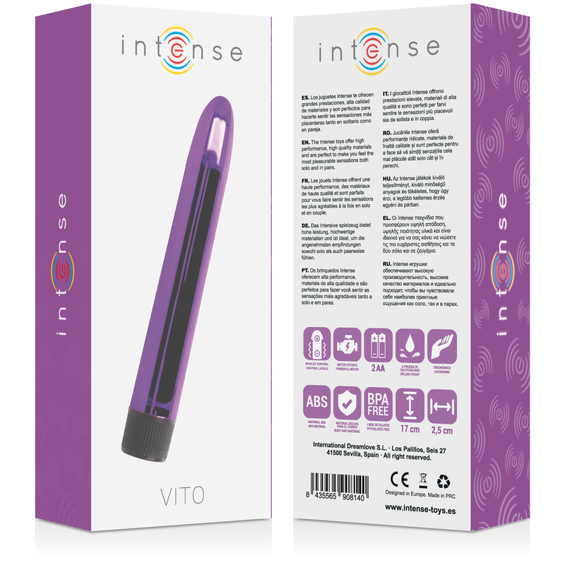 Intense Fun Toys-Vito Vibratore ABS, Silenzioso · Vibratori (imaginea 3)