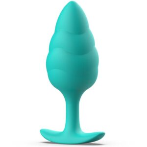 B Swish-Plug anale Bfilled Basic Turchese di Silicone · Giocattoli anali