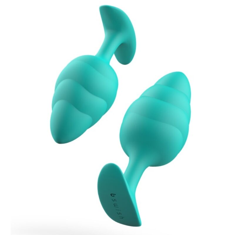 B Swish-Plug anale Bfilled Basic Turchese di Silicone · Giocattoli anali (immagine 4)