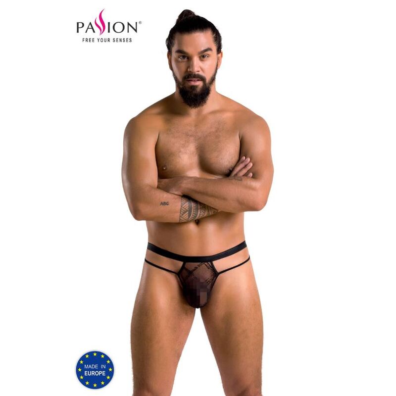 PASSION - 029 TANGA COLLIN NEGRO S/M Passion-029 Tanga Collin Nero · Intimo uomo