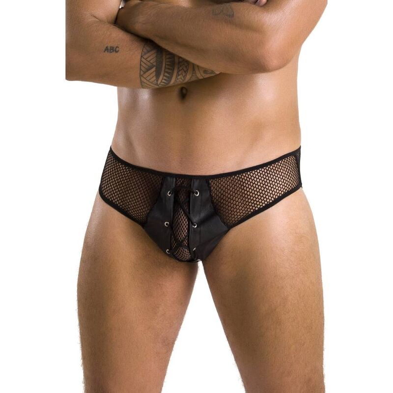 Passion-035 Slip Richard Nero, Poliuretano · Intimo uomo (imaginea 3)