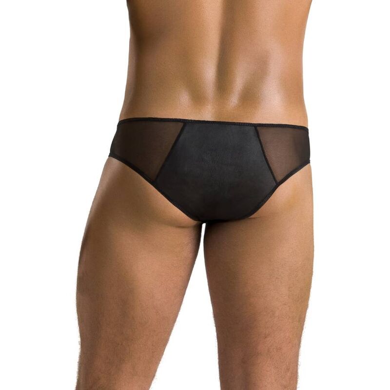 Passion-042 Slip Timmy Nero, Poliuretano · Intimo uomo (immagine 4)