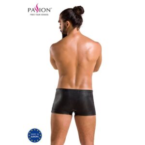 Passion-048 Short David Nero, Poliuretano · Intimo uomo (immagine 2)