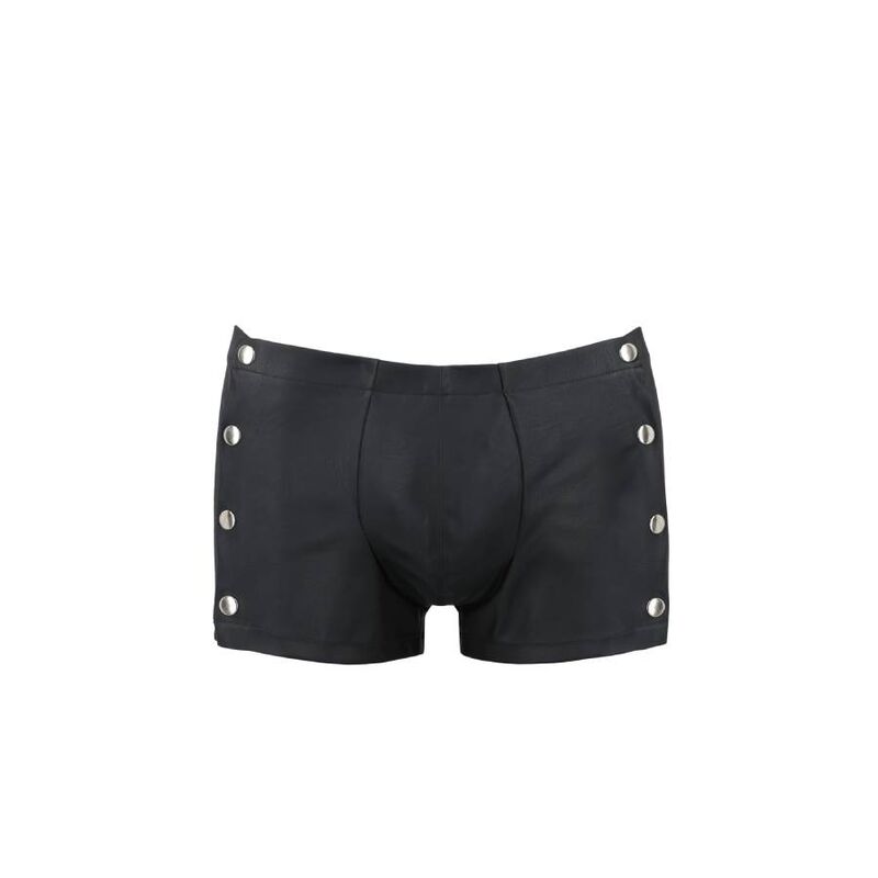 Passion-048 Short David Nero, Poliuretano · Intimo uomo (immagine 5)