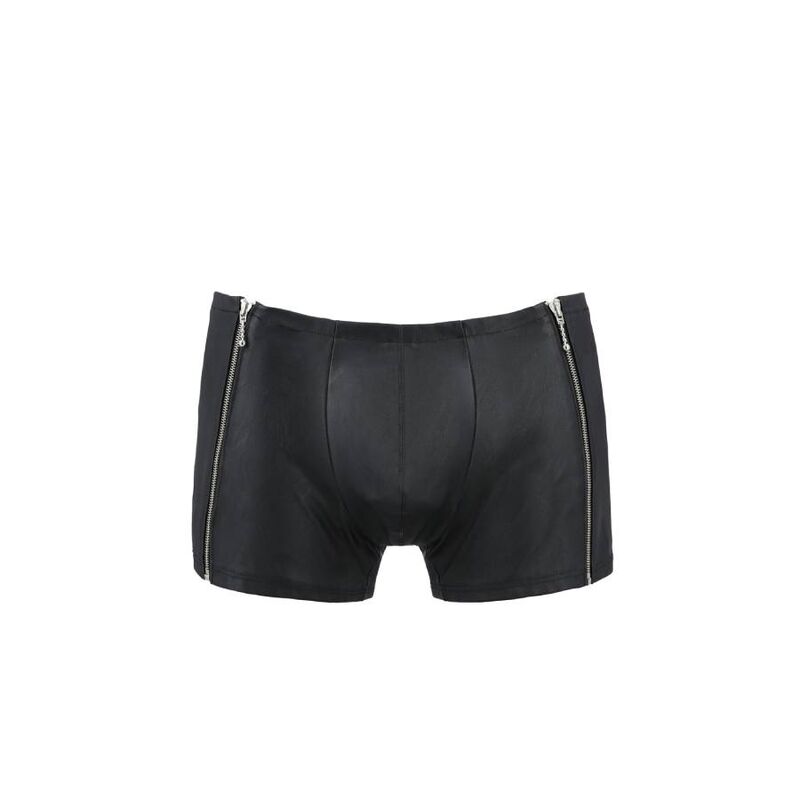 Passion-049 Short Nero Mat, Pelle ecologica · Intimo uomo (imaginea 2)