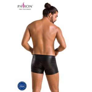 Passion-049 Short Nero Mat, Pelle ecologica · Intimo uomo (imaginea 6)