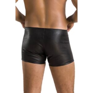 Passion-049 Short Nero Mat, Pelle ecologica · Intimo uomo (imaginea 5)