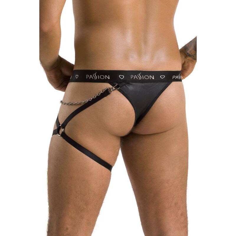 Passion-058 Tanga Bill Nero, Poliuretano 3 Passion-058 Tanga Bill Nero, Poliuretano · Intimo uomo (imaginea 4)