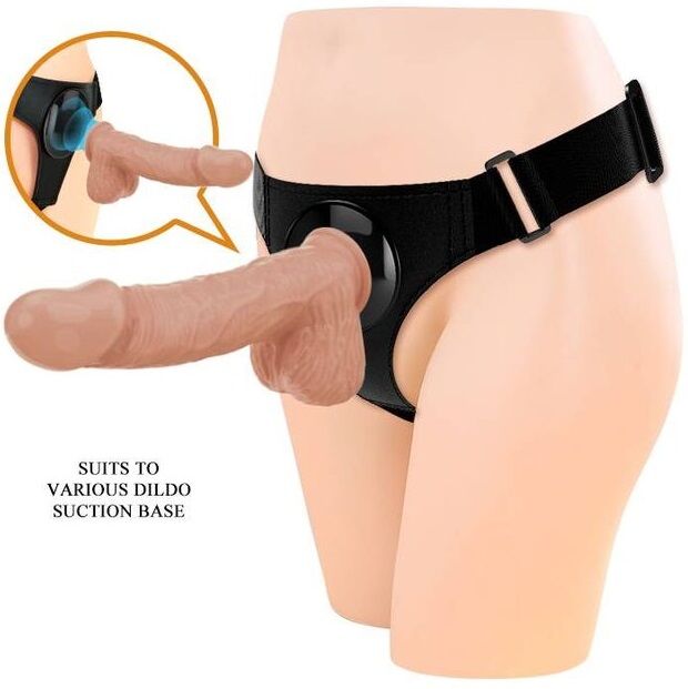 Harness Collection-Mutandine-harness Universale con Dildo Jerry 21.8 cm