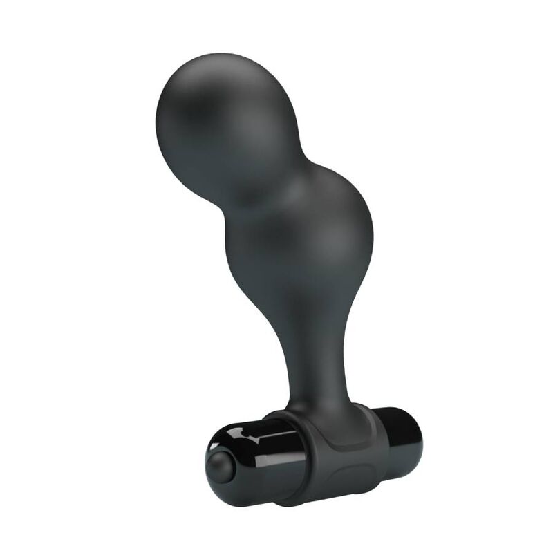 Mr Play-Spina vibrante anale in silicone Nero-10 velocità 2 Mr Play-Spina vibrante anale in silicone Nero-10 velocità · Accessori BDSM (imaginea 2)