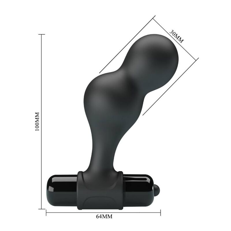 Mr Play-Spina vibrante anale in silicone Nero-10 velocità 8 Mr Play-Spina vibrante anale in silicone Nero-10 velocità · Accessori BDSM (imaginea 8)