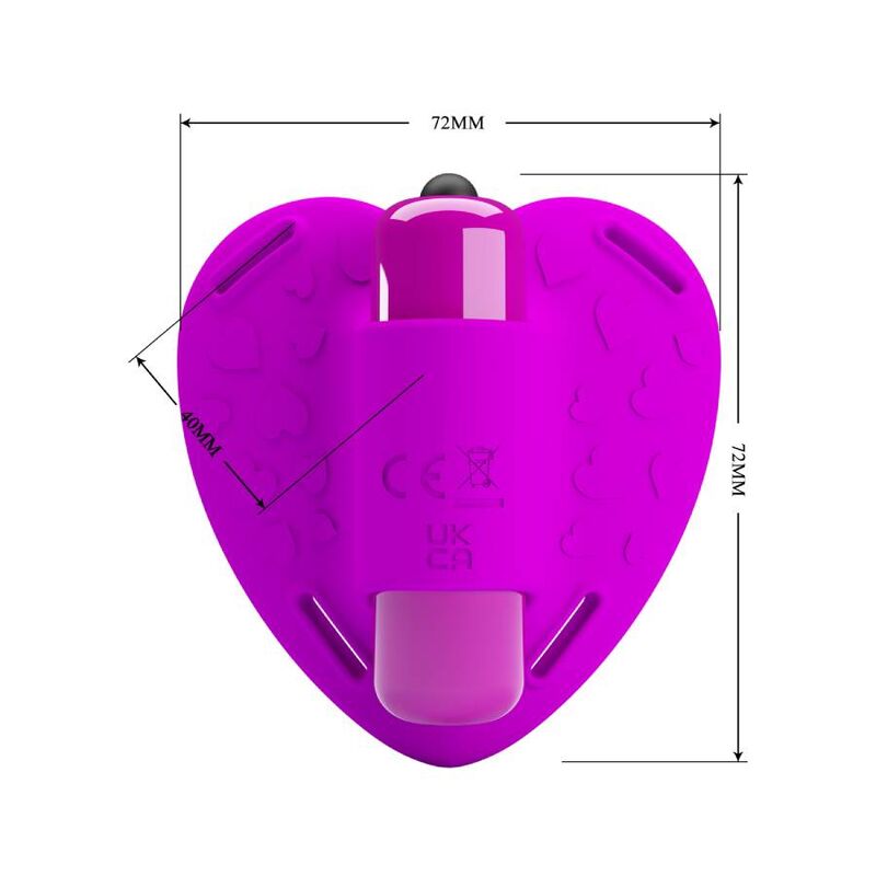 Fun Toys-Heartbeat Stimolante Clitorideo 10 modalità di Vibrazione — PRETTY LOVE · Vibratori (imaginea 5)