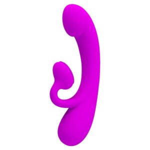 High Tech-Sincero Silicone Vibratore Clitorideo Con Suzione, Viola-10 — PRETTY LOVE · Vibratori