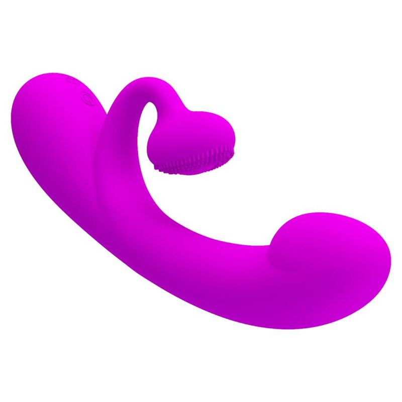 High Tech-Sincero Silicone Vibratore Clitorideo Con Suzione, Viola-10 — PRETTY LOVE · Vibratori (imaginea 7)