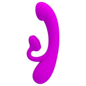High Tech-Sincero Silicone Vibratore Clitorideo Con Suzione, Viola-10 — PRETTY LOVE · Vibratori (imaginea 2)