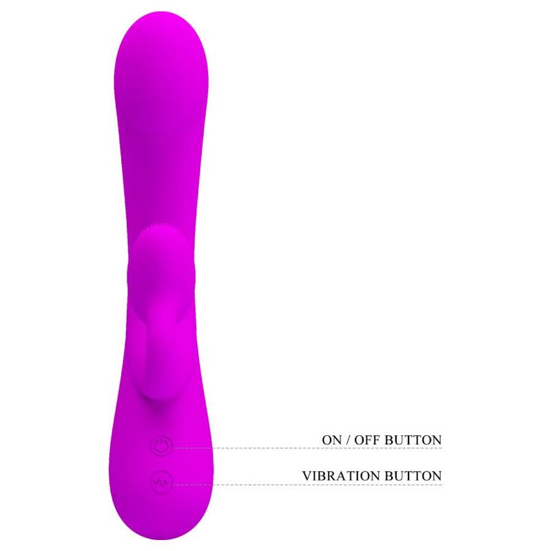 High Tech-Sincero Silicone Vibratore Clitorideo Con Suzione, Viola-10 — PRETTY LOVE · Vibratori (imaginea 5)