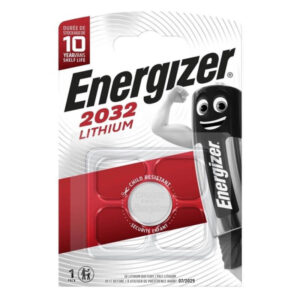 Energizer-Batteria al litio pulsante CR2032 3V, 1 pezzo