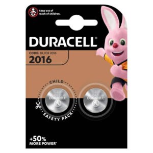 Duracell-Batteria Pulsante Litio CR2016 3V - 2 Unità · Batterie & Accessori