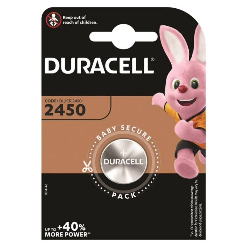Duracell-Batteria Pulsante Litio CR2450 3V, 1 Unità 1 Duracell-Batteria Pulsante Litio CR2450 3V, 1 Unità · Batterie & Accessori