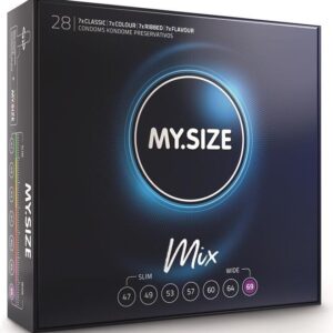 My Size Mix-Miscela di preservativi 69 mm, 28 Pezzi 2 My Size Mix-Miscela di preservativi 69 mm, 28 Pezzi · Preservativi