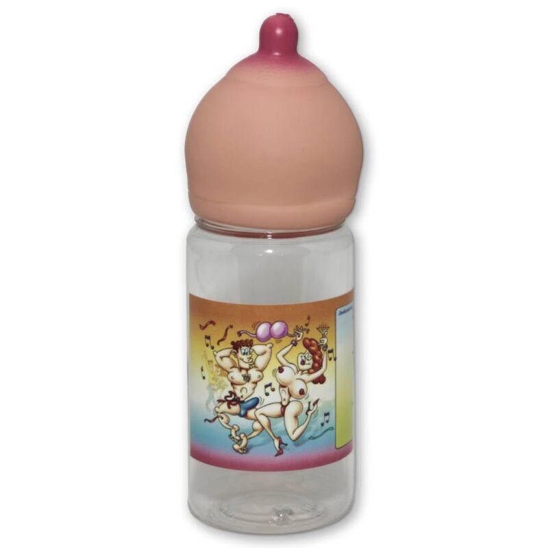 Diablo Picante-Bottiglia in forma di seno 360 ml 1 Diablo Picante-Bottiglia in forma di seno 360 ml — DIVERTY SEX · Articoli divertenti