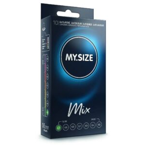 My Size Mix-Miscela di preservativi 47 mm 10 Pezzi · Preservativi