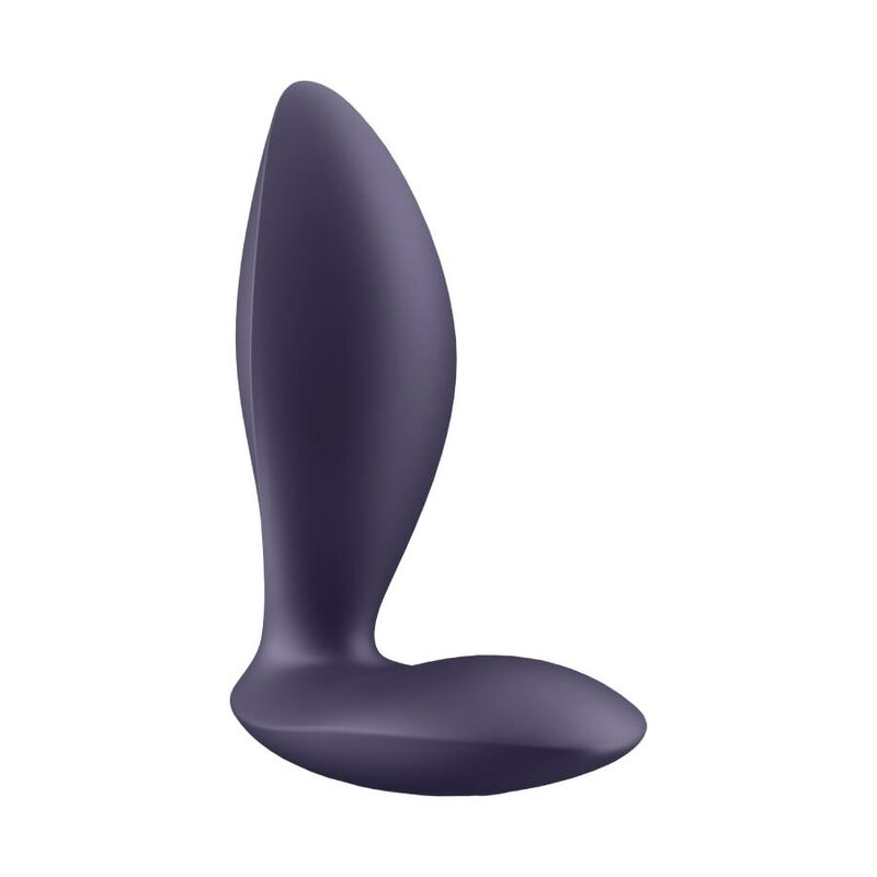 Satisfyer Plugs-Power Plug Purple-Silicone, 12 velocità, Ricaricabile · Accessori BDSM (imaginea 4)