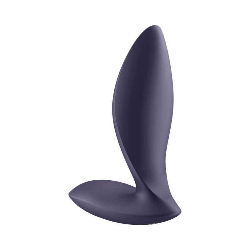 Satisfyer Plugs-Power Plug Purple-Silicone, 12 velocità, Ricaricabile · Accessori BDSM (imaginea 6)