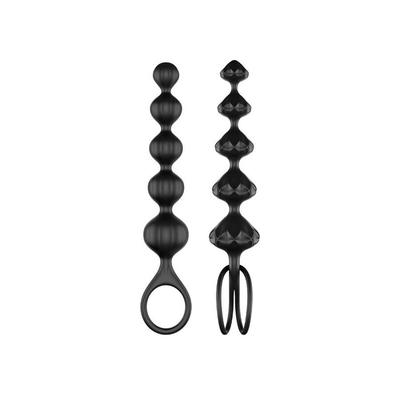 Satisfyer Beads-Love Beads Black-Silicone · Giocattoli anali (immagine 3)